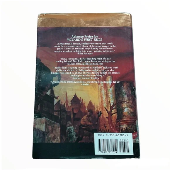 Vtg Terry Goodkind Wizard’s First Rule 1st / 1st HC HB Book 1994 - Picture 7 of 8